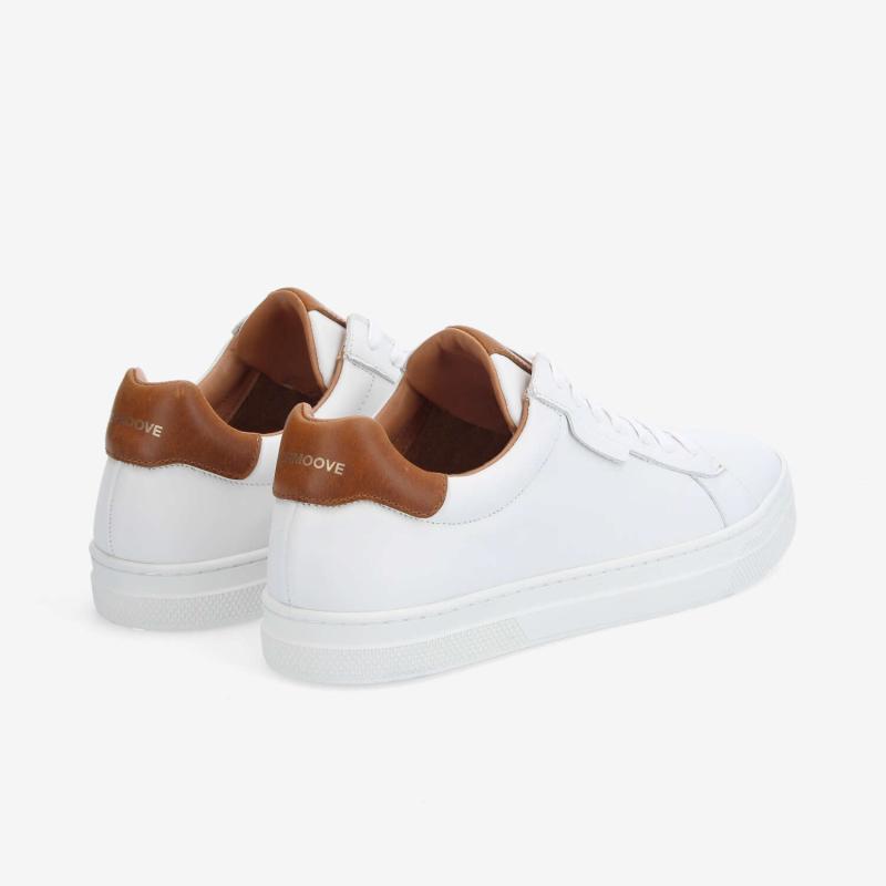 SPARKLE SNEAKER M - NAPPA/CICLON - BLANC/CAMEL